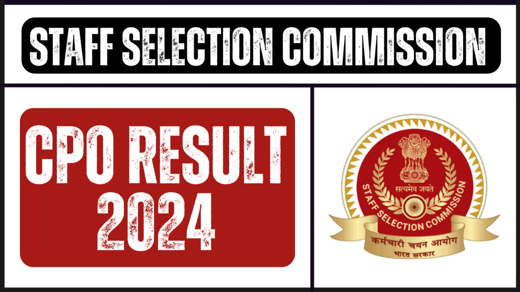 SSC CPO RESULT 2024