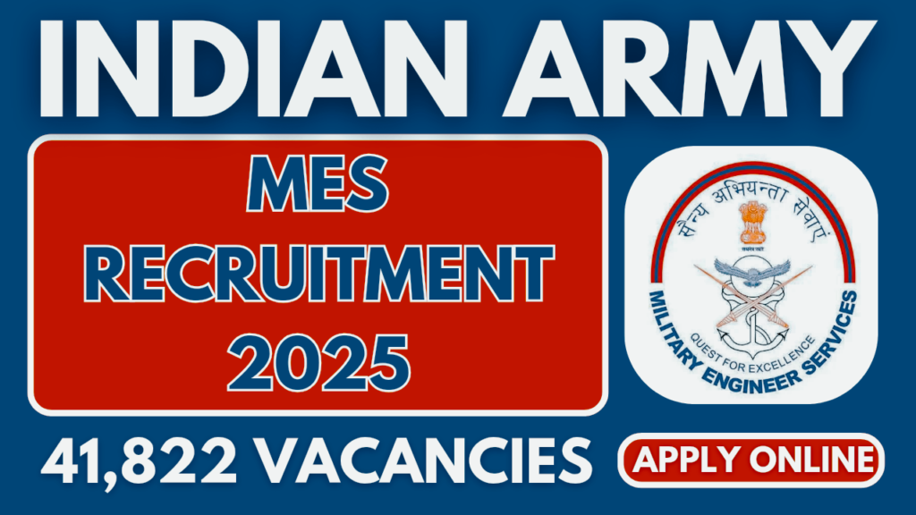 Army MES Recruitment 2025